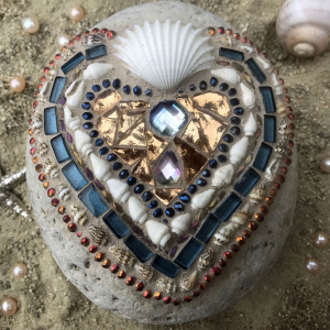 Mosaics on Beach Rocks