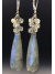 Blue flash Labradorite Earrings