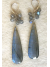Perfect Labradorite Confetti Drop Earrings