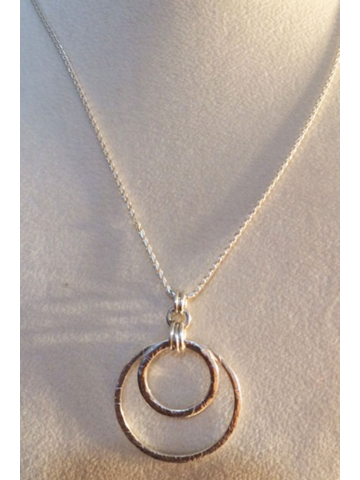 Two Link Sterling Silver Necklace